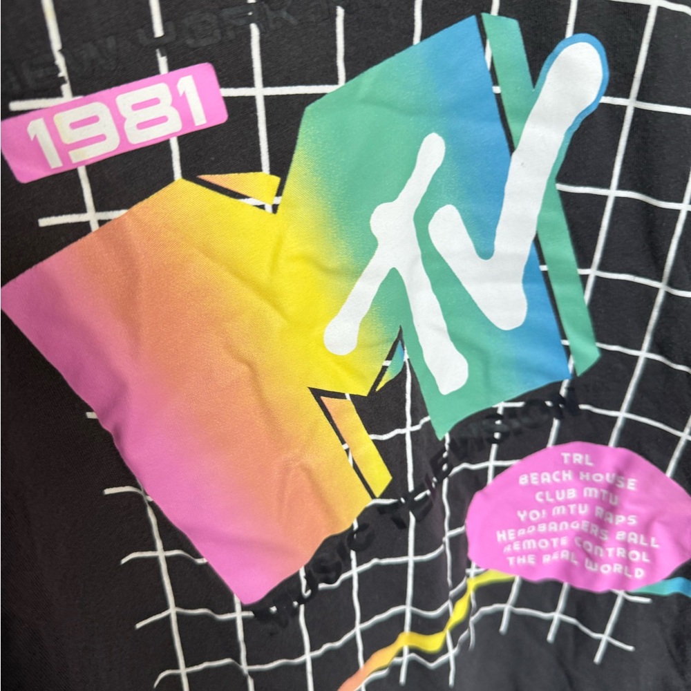 MTV Charcoal Graphic Tee